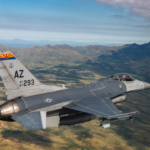 Arizona National Guard F-16 soars over Tucson