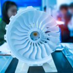 Printing 3D printer jet engine printed model plastic