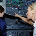 2 female pilots during training