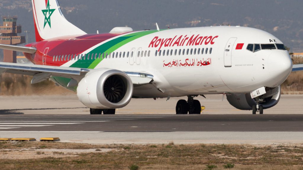 Royal Air Maroc 73 taxying