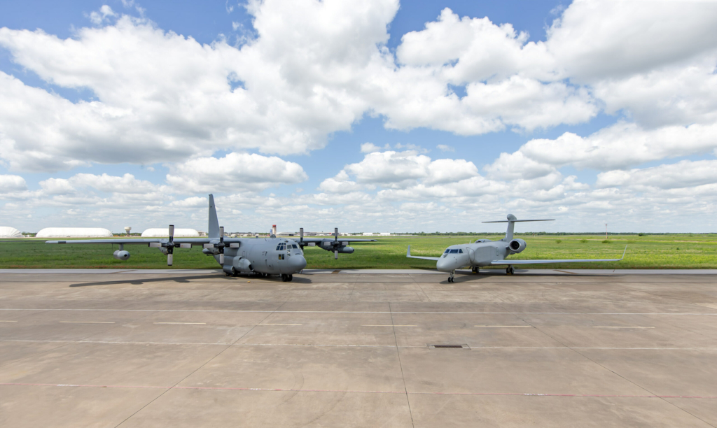 BAE Systems and L3Harris deliver first EC-37B Compass Call aircraft to ...