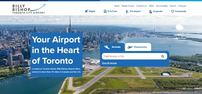 PortsToronto-Billy Bishop Toronto City Airport Launches New Webs