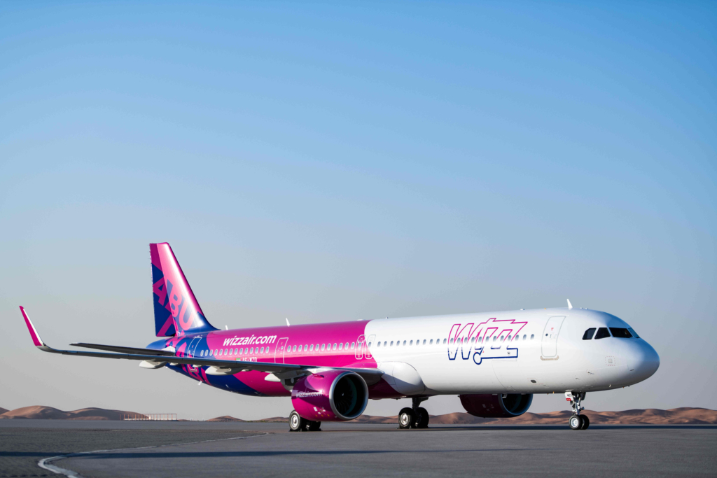A Wizz Air A321neo, as the airline resumes flights to Israel in August