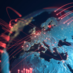 Global Connection Lines - Data Exchange, Pandemic, Computer Virus