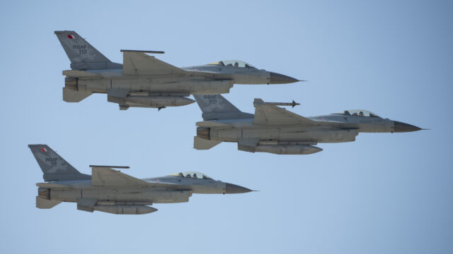 Bahrain F-16 Block 70 fighter jets