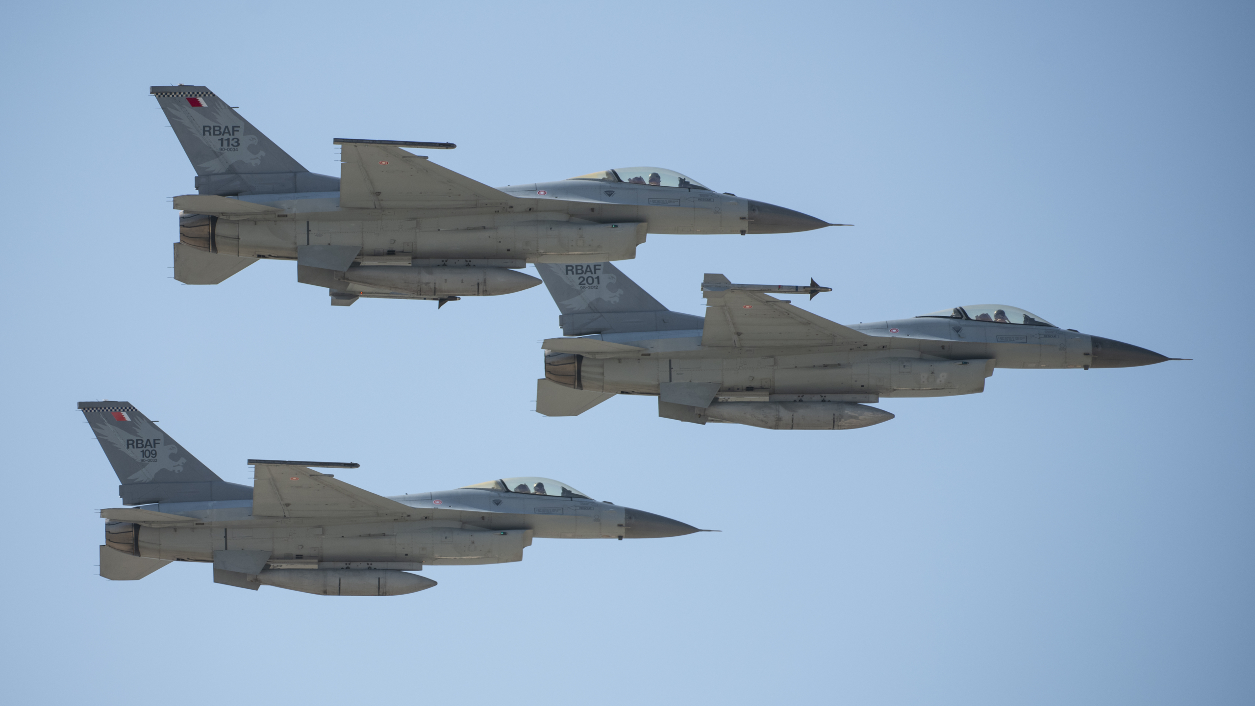 Bahrain F-16 Block 70 fighter jets