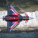 BLACKJACK Typhoon flying over White Cliffs