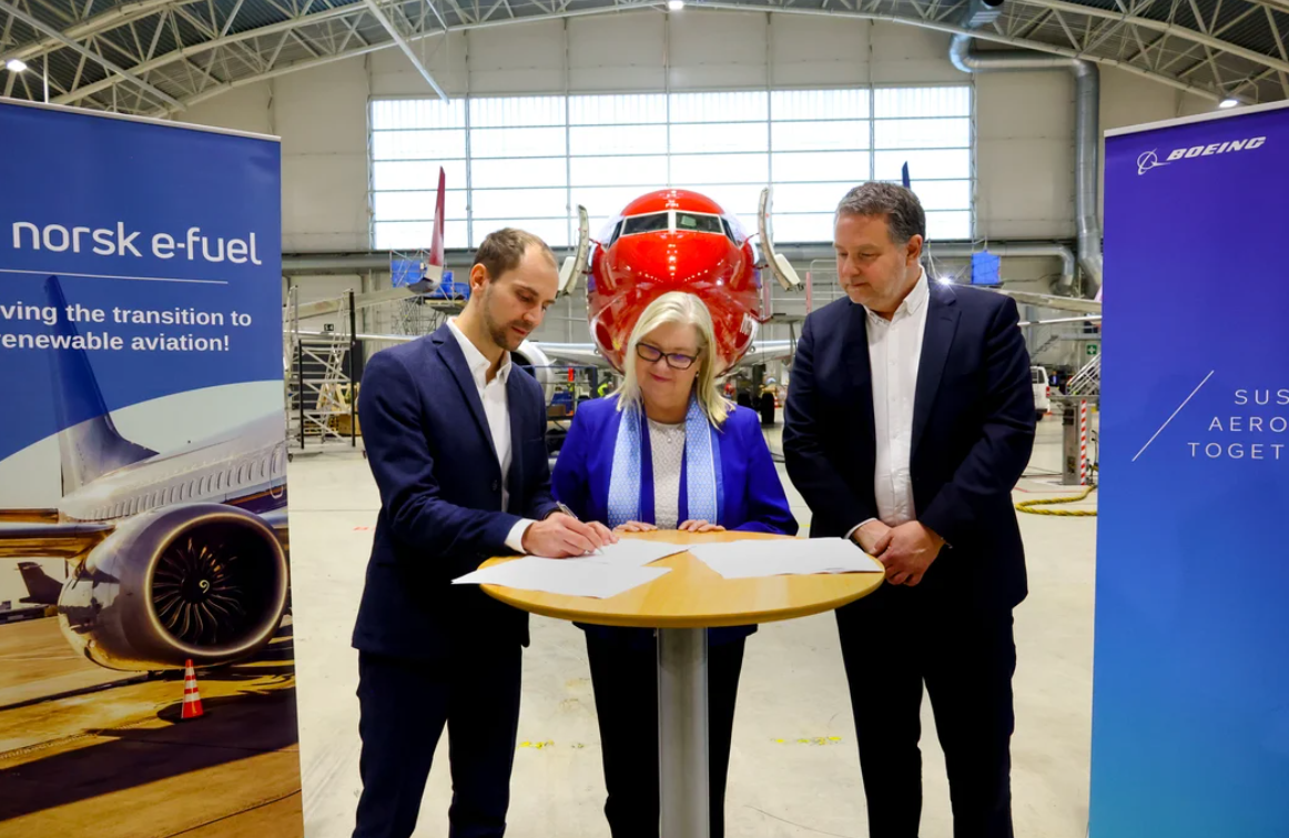 Boeing Partners with Norsk e-Fuel to Accelerate Green Aviation Fuel Production in Europe