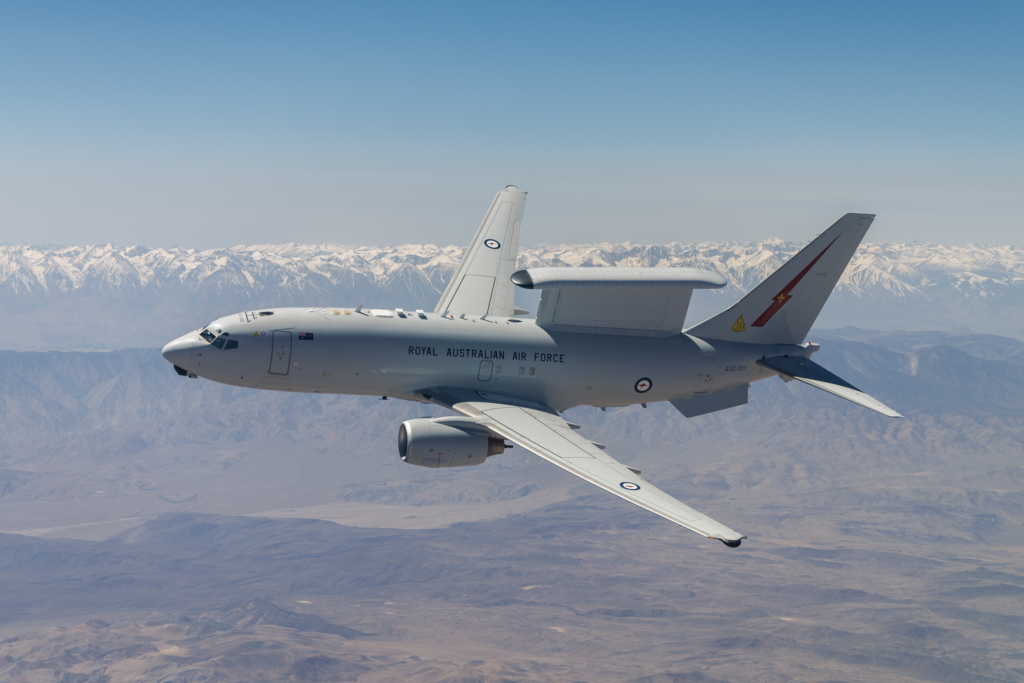 KC-46A and E-7A Conduct Historic Trilateral Test Flight