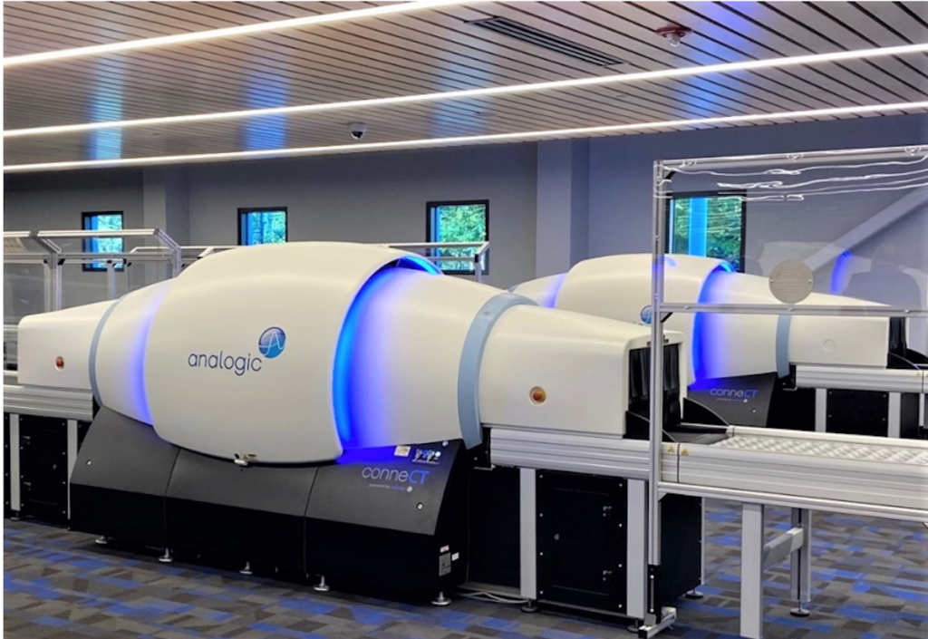 airport CT scanning machine