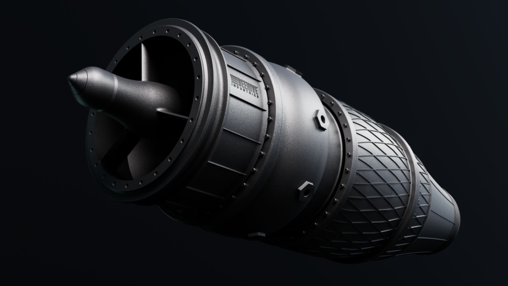 Beehive Rampart 3D printed engine