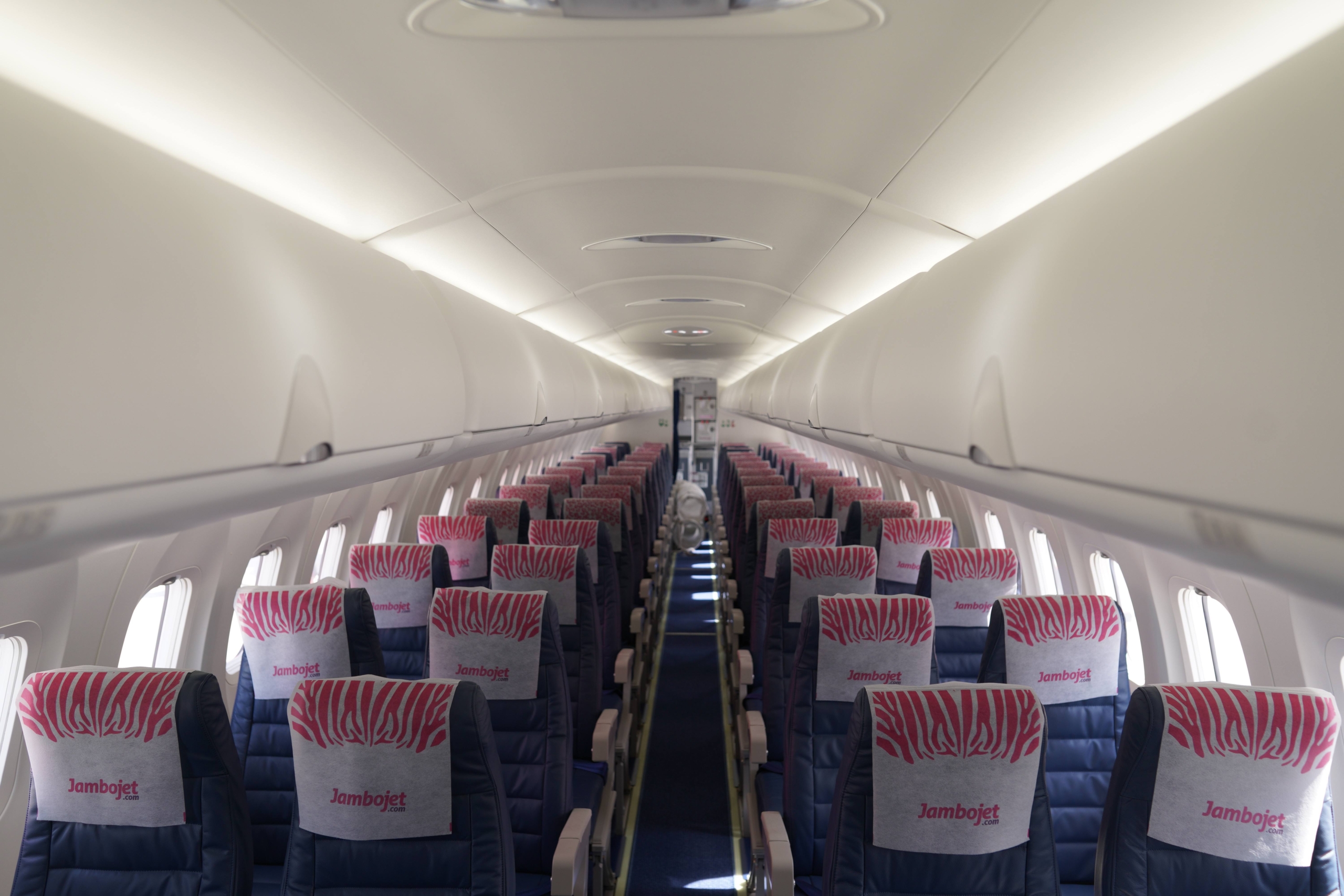 Jambojet Dash 8 Interior. Photo - Jambojet