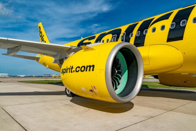 Spirit Airlines Pratt & Whitney GFT engine 2