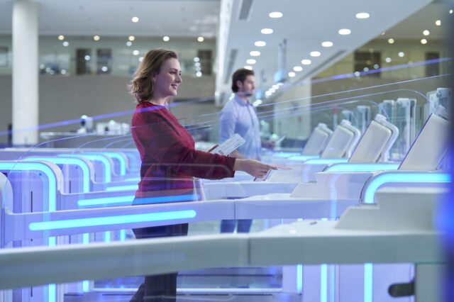 Dubai Airport passenger scan