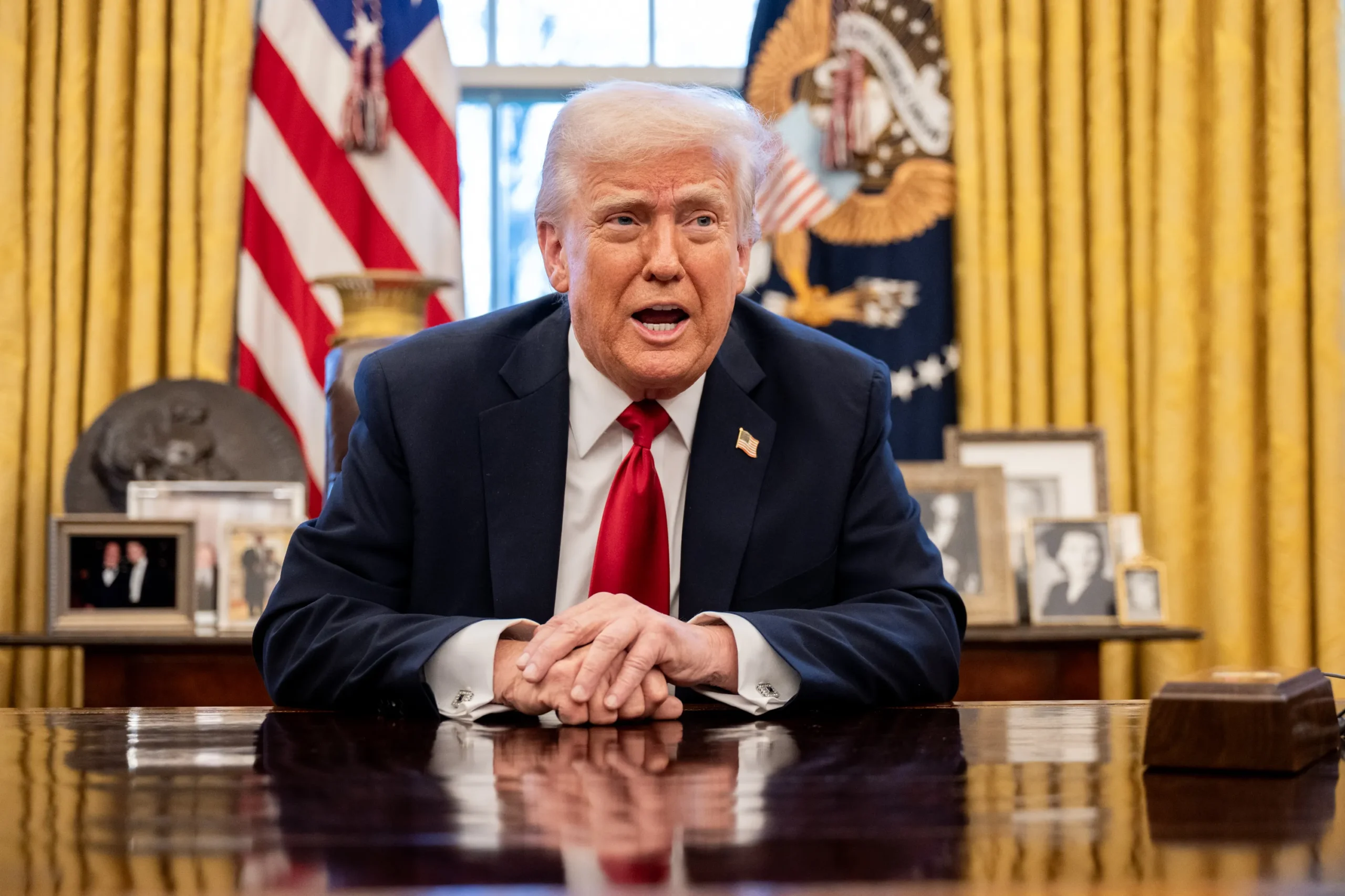 President Donald J. Trump in the Oval Office