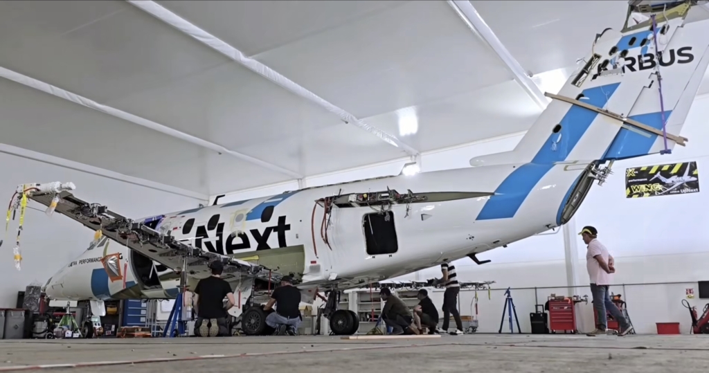 Airbus UpNext Cessna Citation folding wings A320 successor