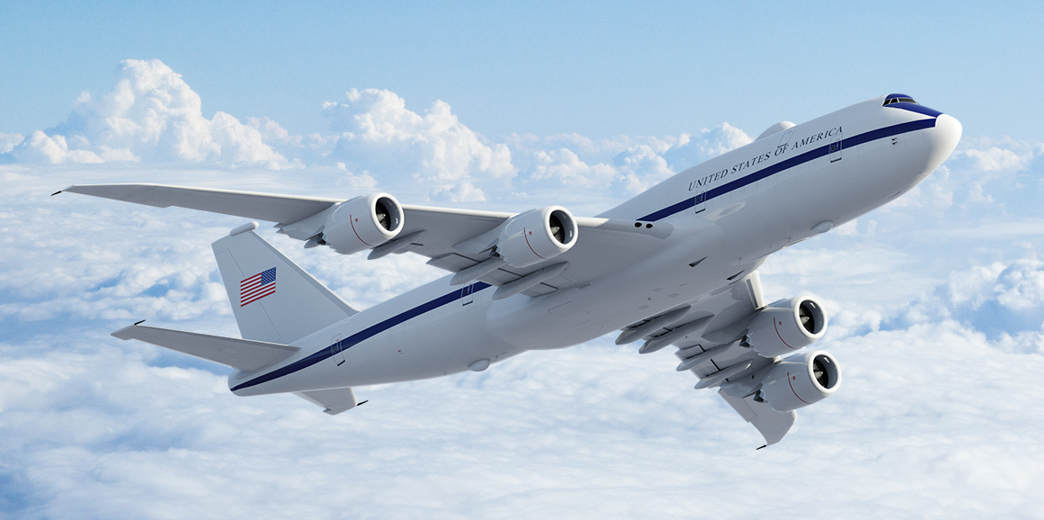 Boeing 747 doomsday plane SAOC E-4C