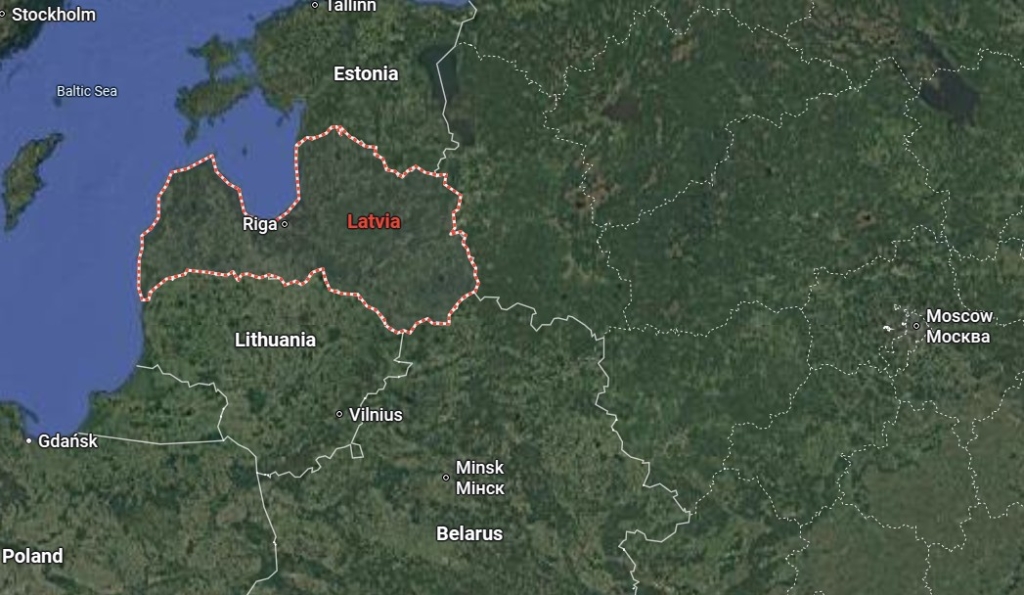 Latvia map