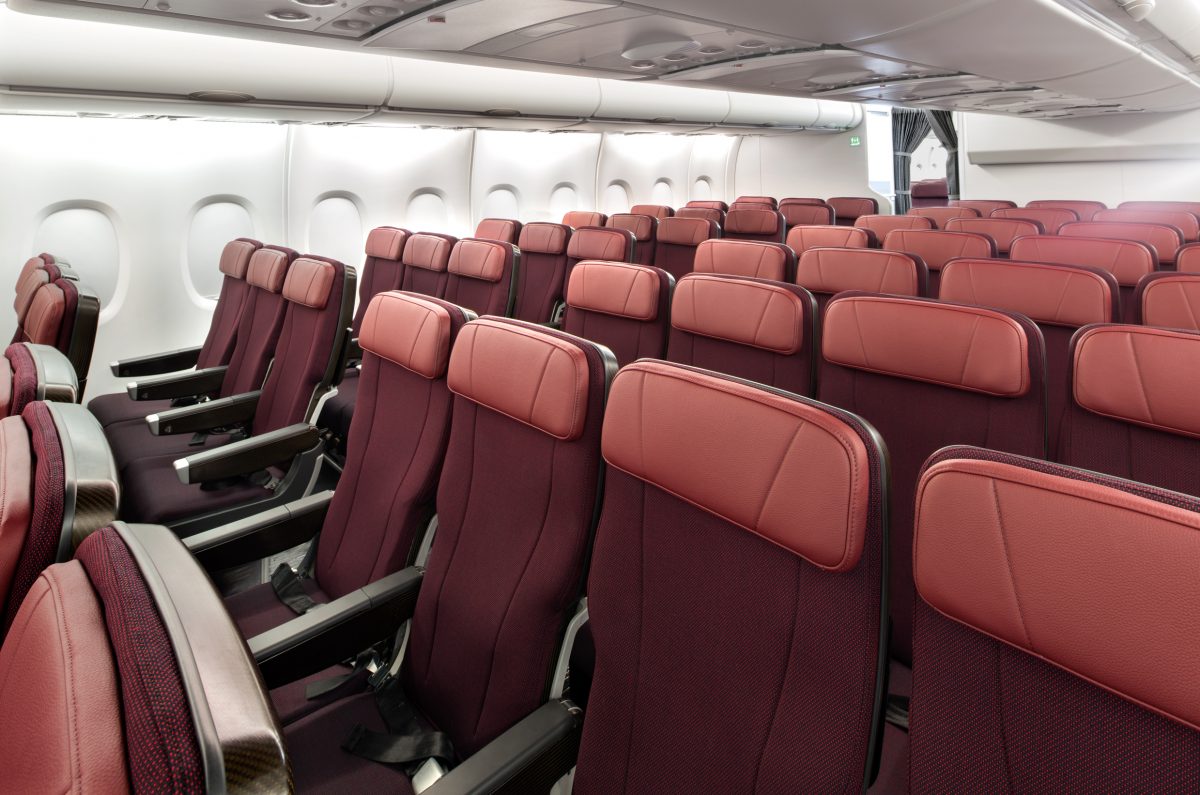 Qantas Airbus A380 economy class