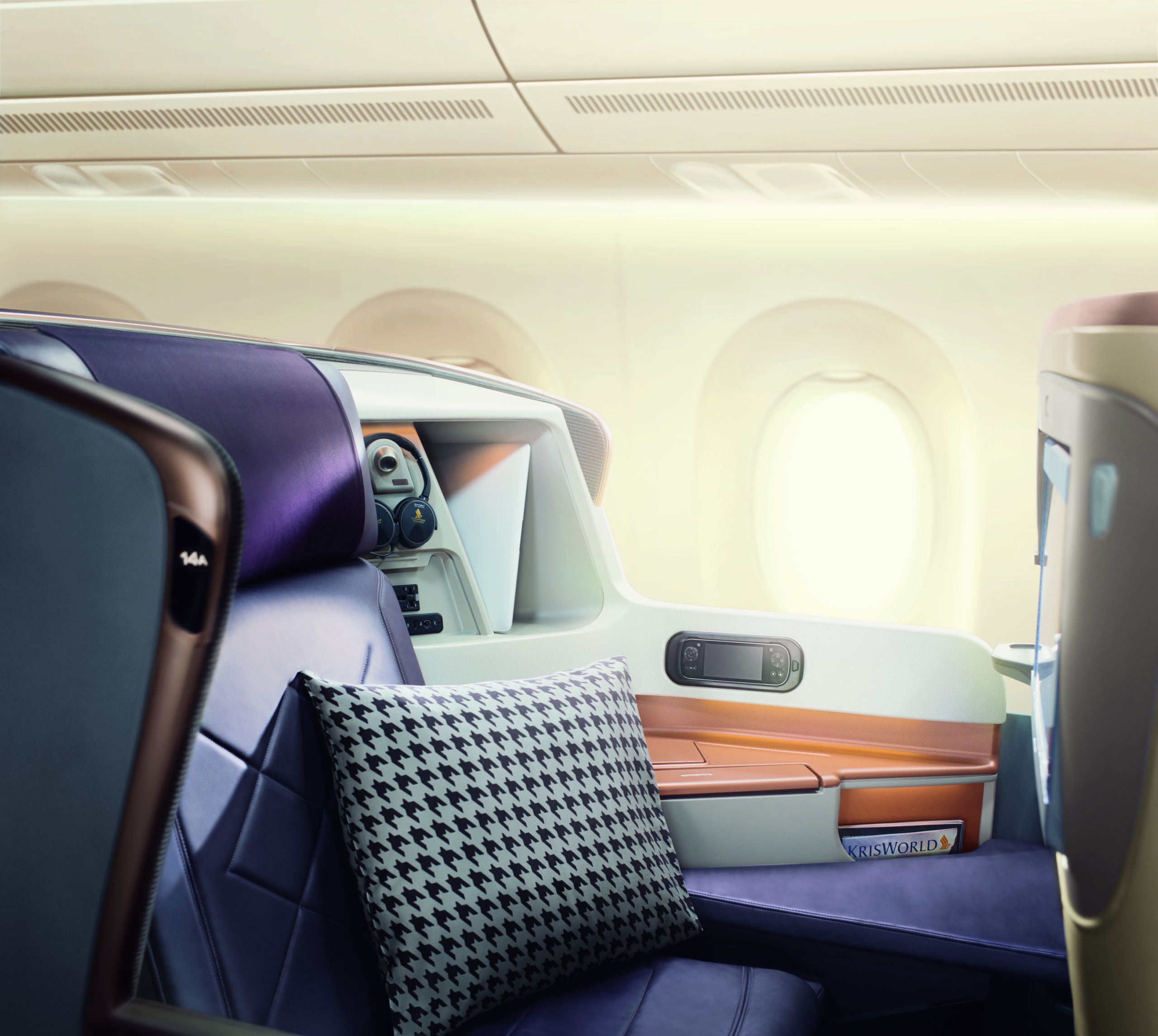 SIA business class on A350-900ULR