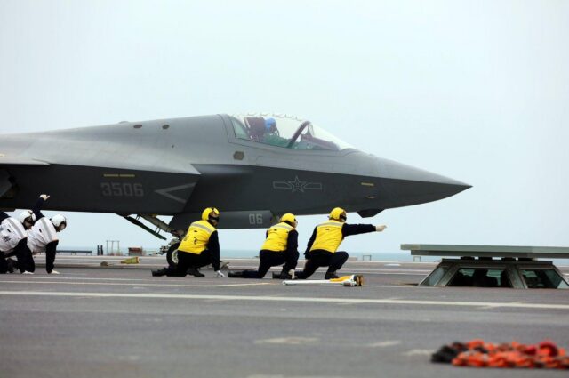 Shenyang J-35 carrier launch