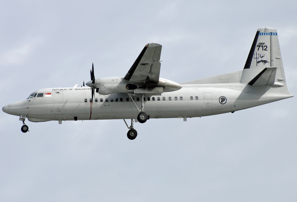Singapore Fokker 50 maritime patrol