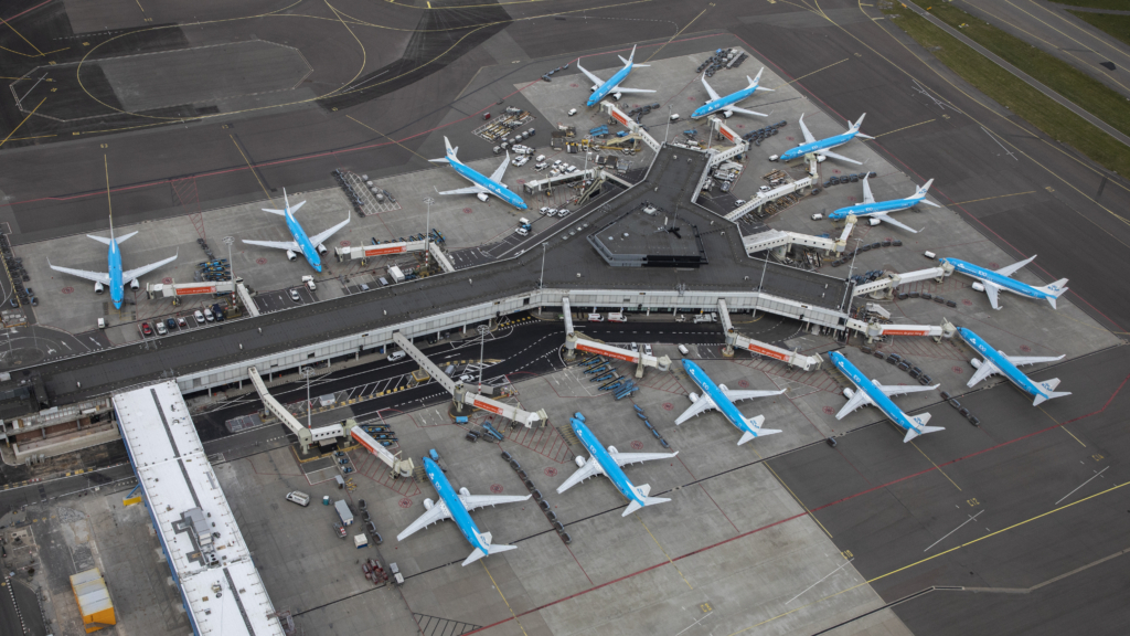 KLM terminal at Schiphol