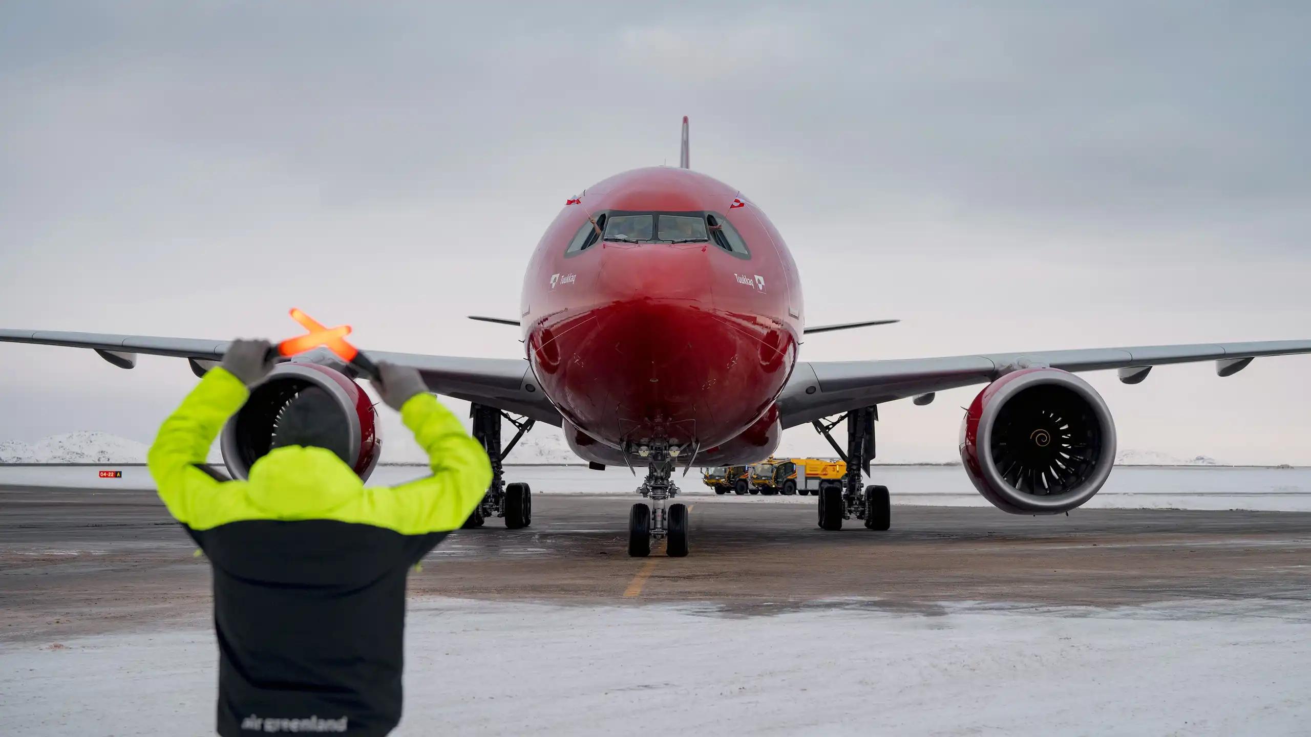 Air Greenland aircraft parking