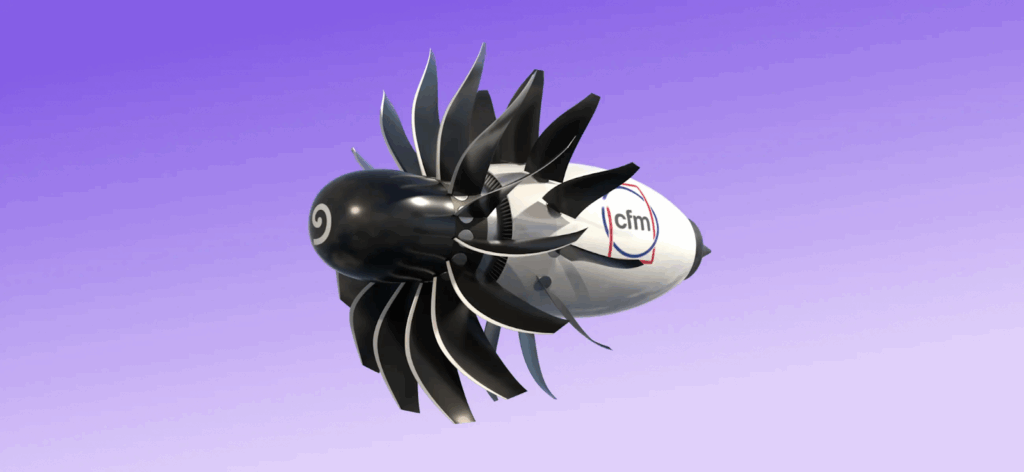 CFM RISE open fan engine
