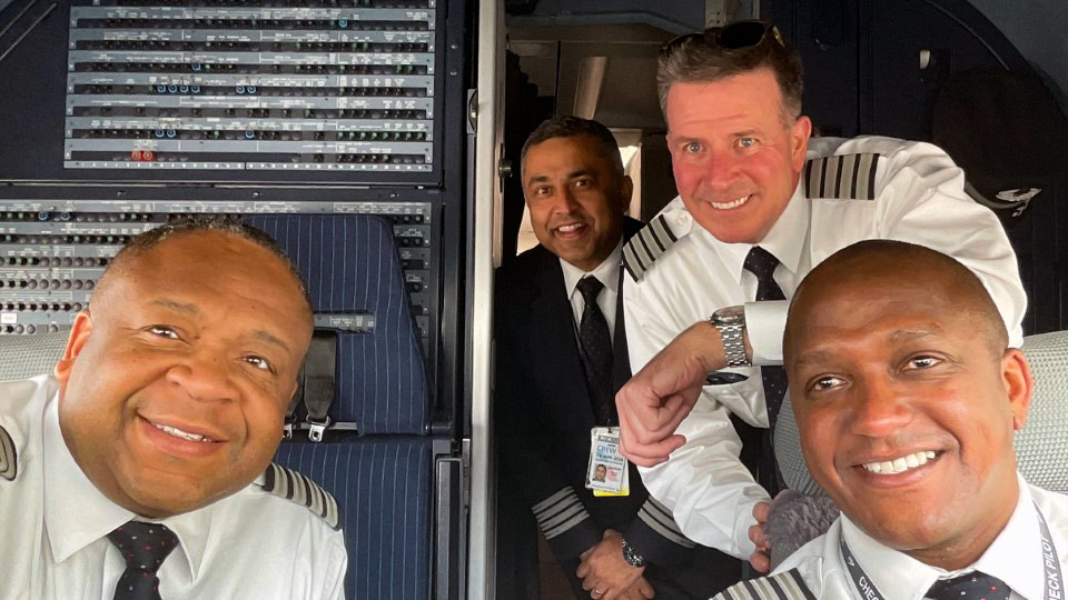 American Airlines crew