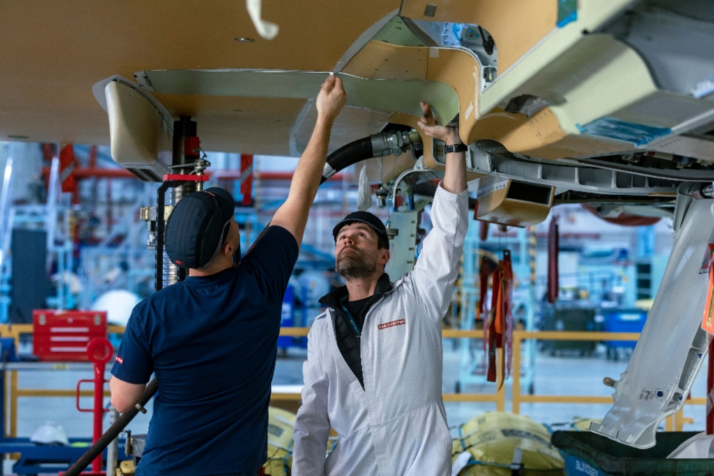 BAE Systems engineers in production