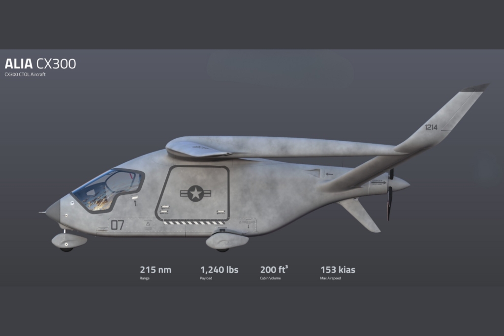 Beta Technologies ALIA CX300 for defence