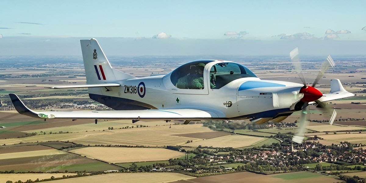 RAF pilot training Grob Prefect