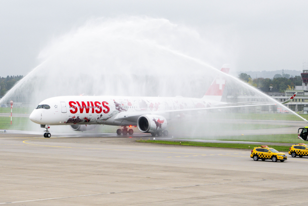 SWISS first Airbus A350