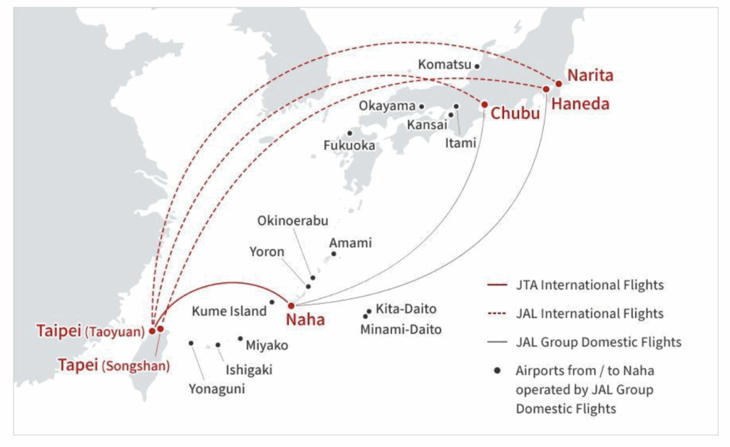 Japan Transocean Air launches its first international flight