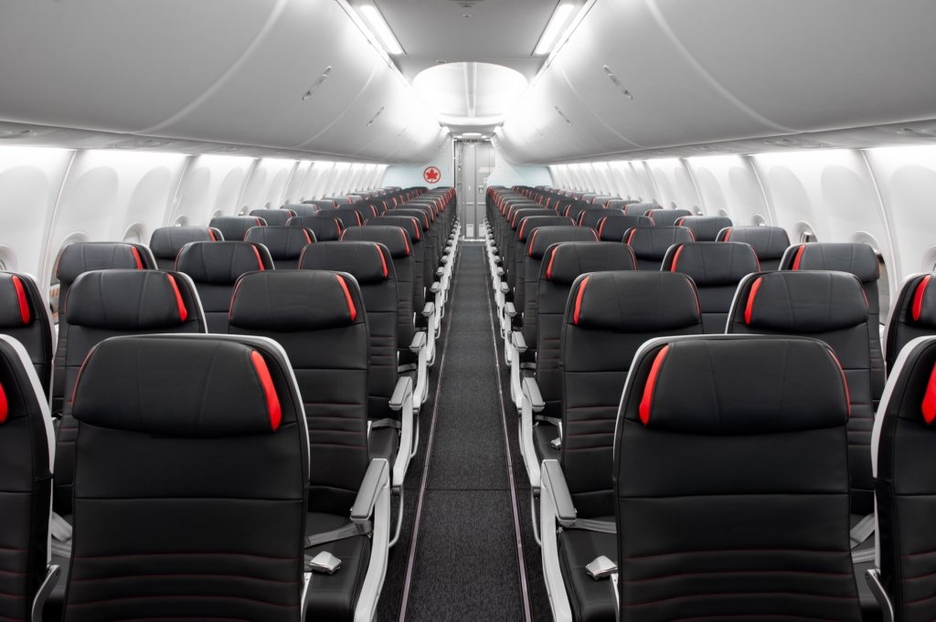 Air Canada Boeing 737 MAX 8 new cabin interior