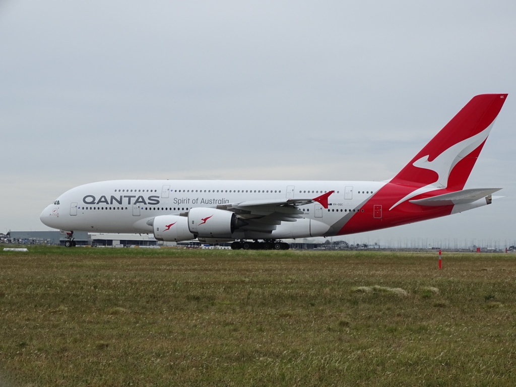 Qantas Airbus A380 VH-OQC