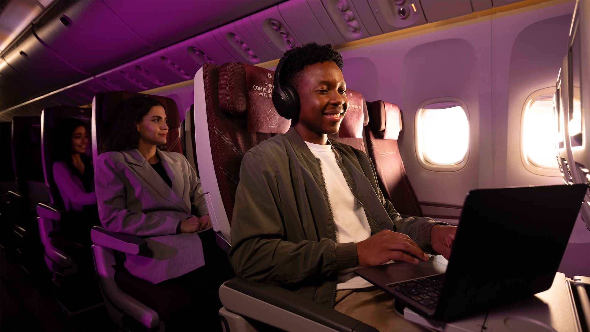 Qatar Airways Starlink connections
