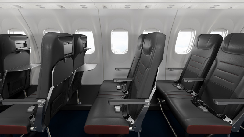 Air Canada Dash 8-400 new cabin interior Expliseat