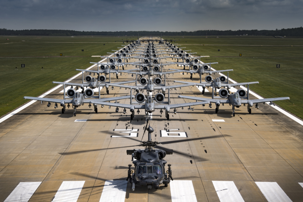A-10 Warthog elephant walk