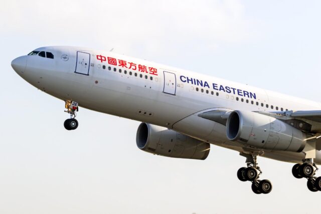 China Eastern Airlines Airbus A330 passenger plane taking off