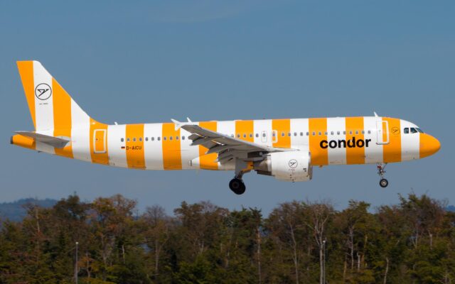 Condor Airbus A320-214 aircraft in new (
