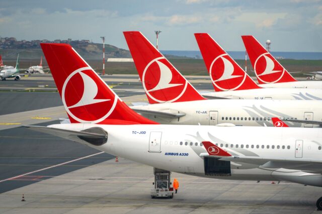 Turkish Airlines tails