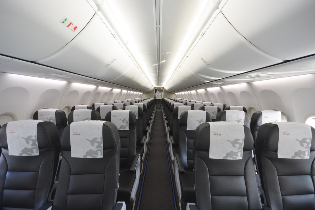 Air Inuit Boeing 737-800 combi passenger section