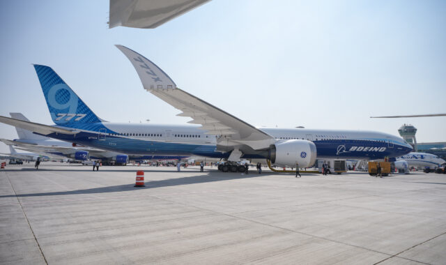 Boeing 777X at Dubai Airshow 2025
