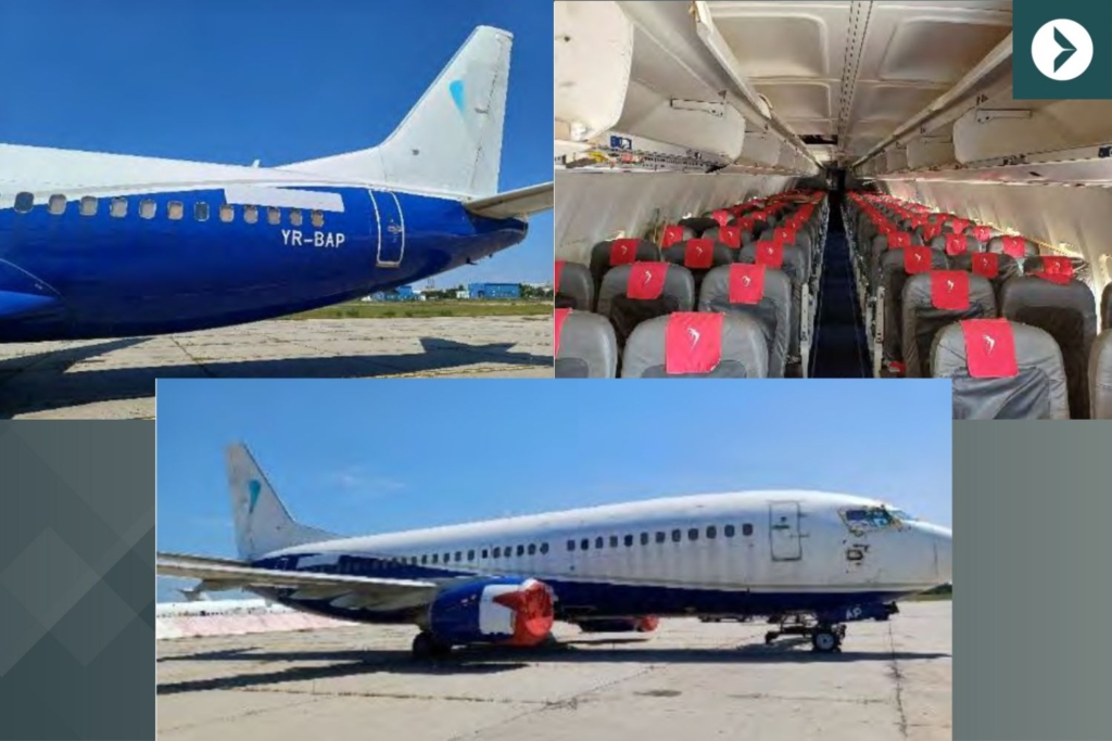 Blue Air auctioned Boeing 737