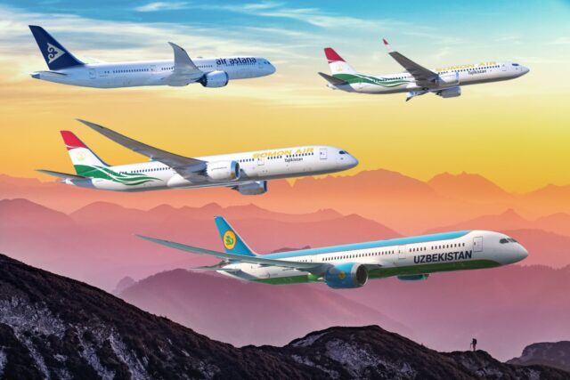 Boeing aircraft sales in centraL asia