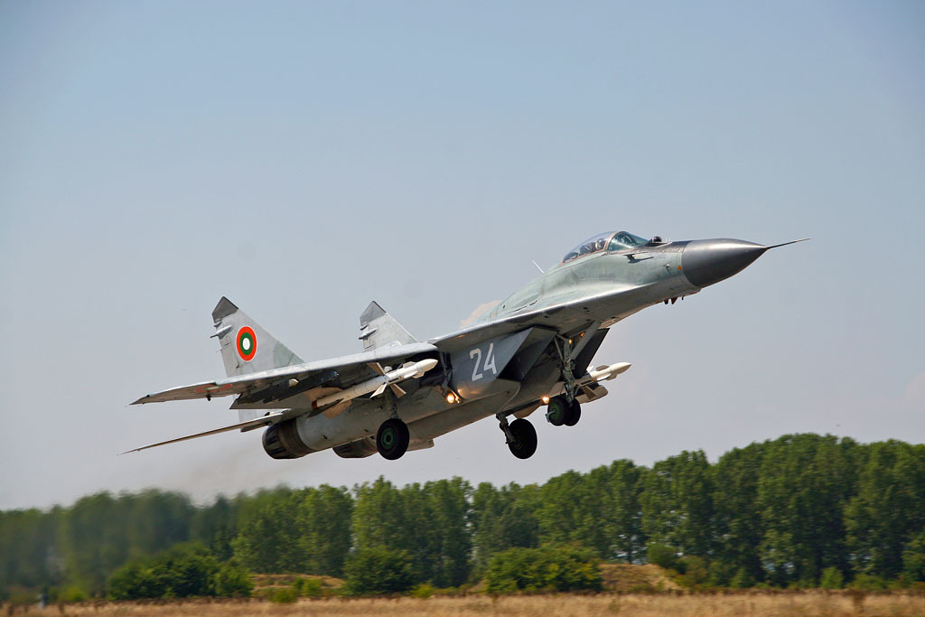 Bulgaria MiG-29 taking off