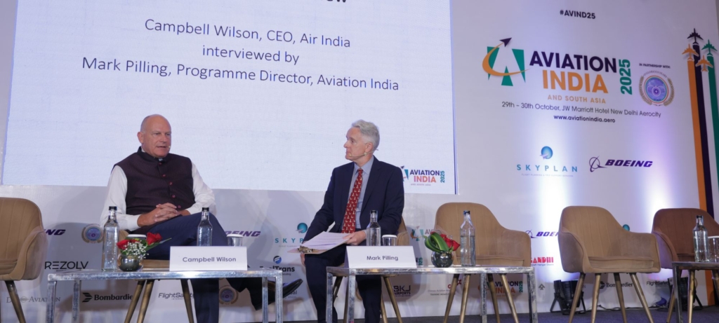 Campbell Wilson CEO Air India and Mark Pilling 