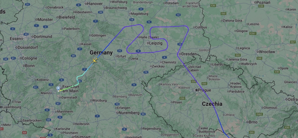 Condor Boeing 757 retirement sky art